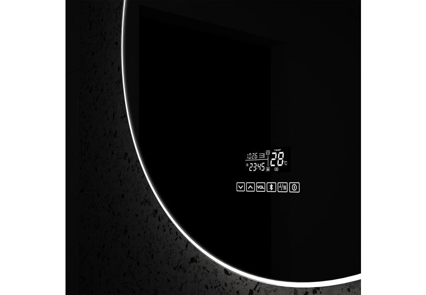 Miroir de salle de bains avec éclairage LED Caledonia Eurobath détail 6