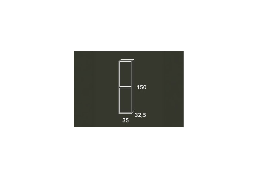Colonne de salle de bains Zahara Bruntec croquis 1