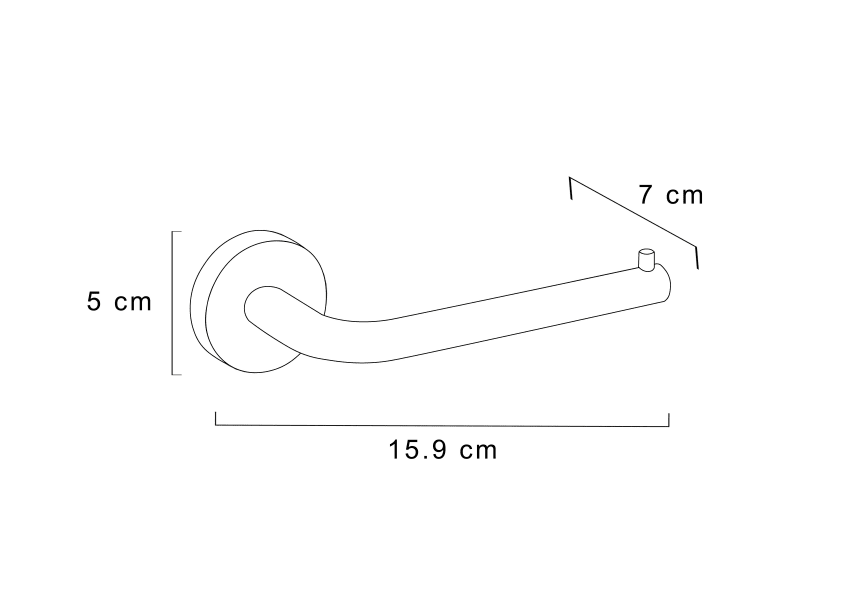 Porte-rouleau de toilette Cosmic Geyser croquis 6