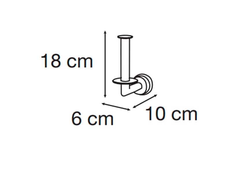 Porte-serviettes de bain Mediterranea Arena by Mediterranea de baño croquis 1