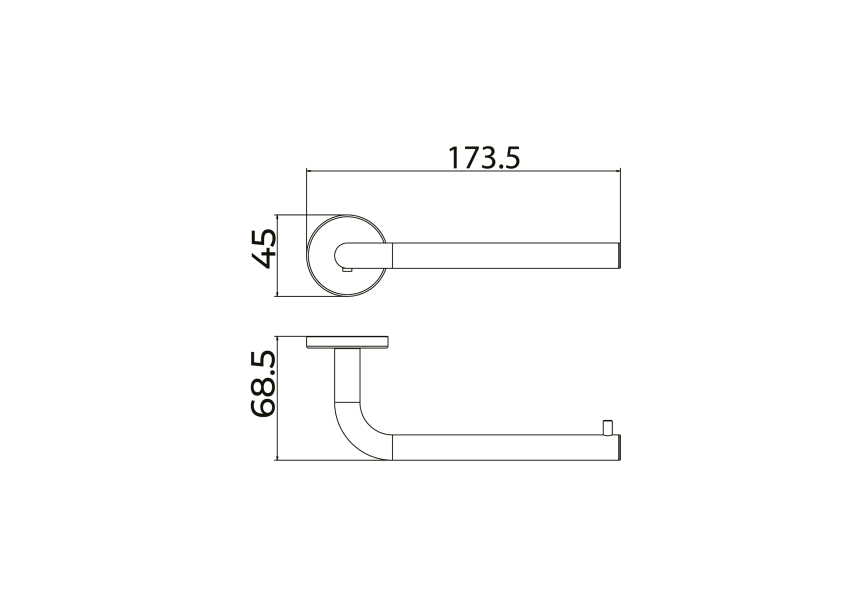 Porte-rouleau de toilette Pure Medimex croquis 7