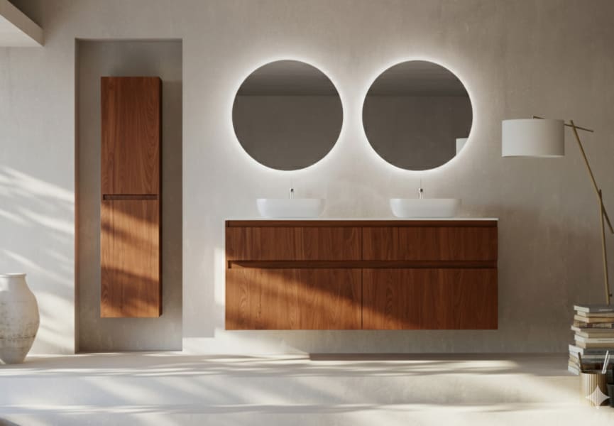 Colonne de salle de bains en bois massif Alpes 17 Bruntec environnement 4