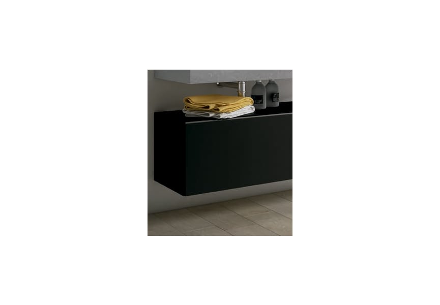 Ensemble de meubles de salle de bains avec lavabo Solid et meuble à tiroirs Nomad Visobath détail 5