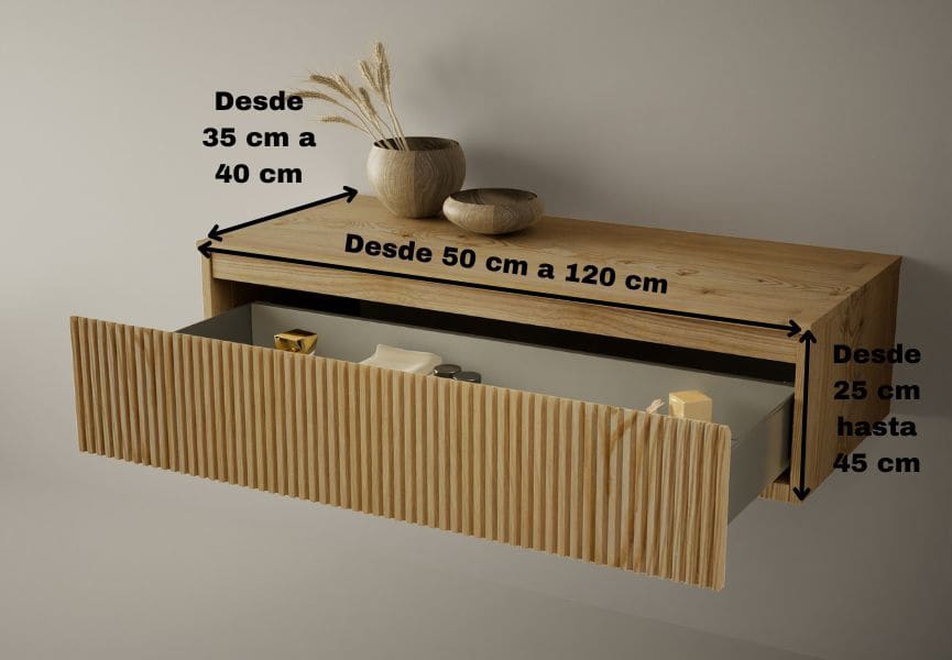 Commode en bois Alpes Bruntec croquis 5