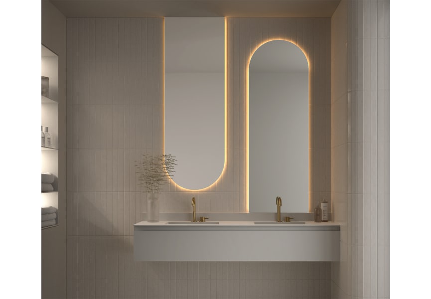Eurobath Mauricio miroir de salle de bains avec éclairage LED environnement 4