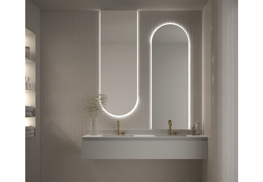 Eurobath Mauricio miroir de salle de bains avec éclairage LED environnement 3