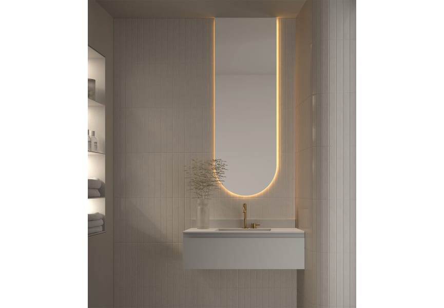Eurobath Mauricio miroir de salle de bains avec éclairage LED principal 1