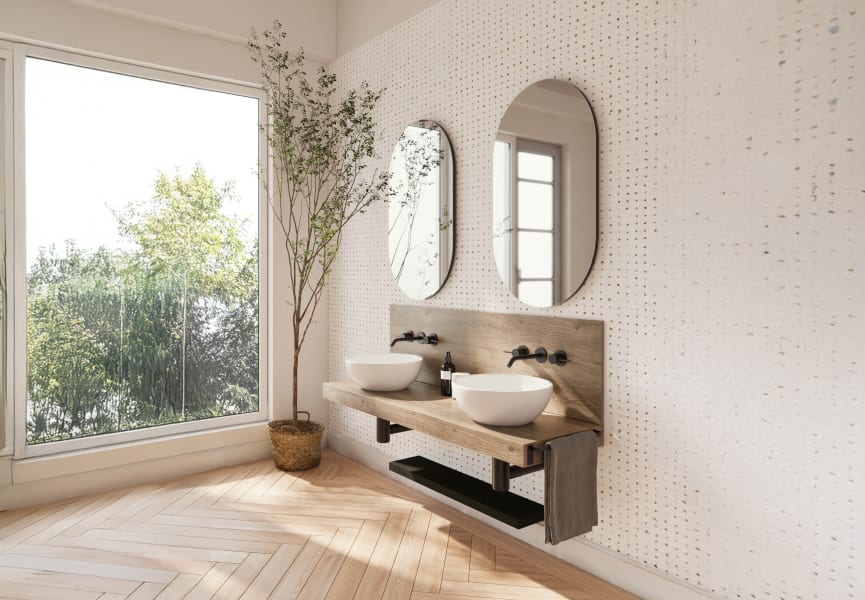 Plan de toilette en bois de Campoaras environnement 4