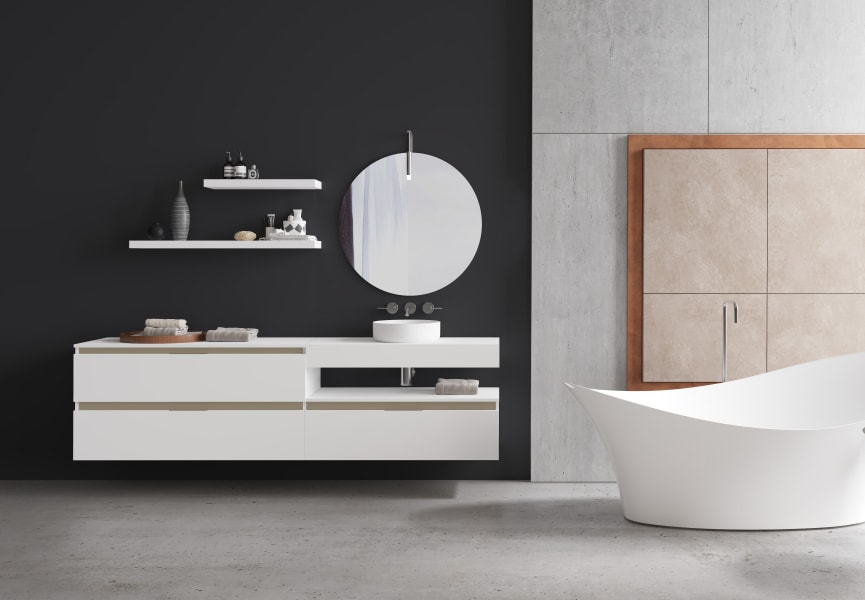 Plan de toilette en bois de Campoaras environnement 5