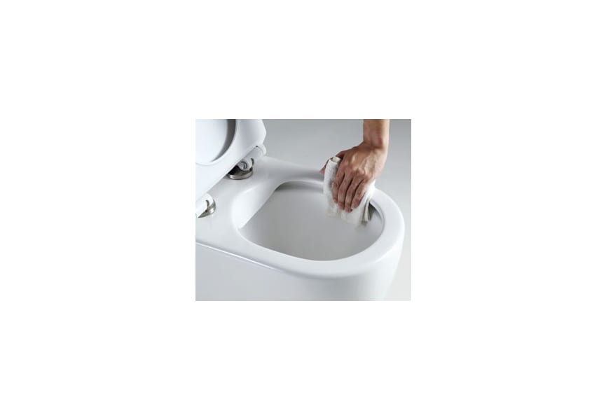 Ensemble toilette + bidet Bruntec Square détail 5