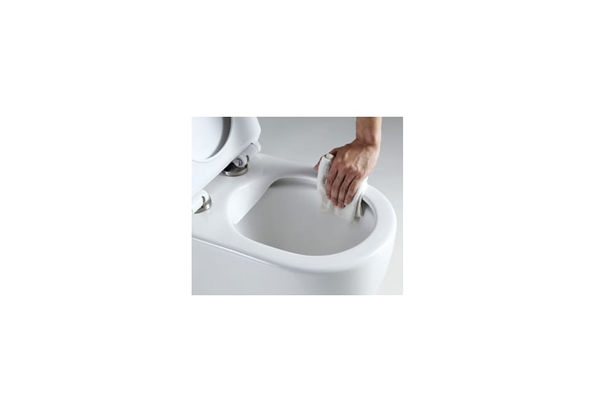 Ensemble toilette + bidet Bruntec Square détail 6