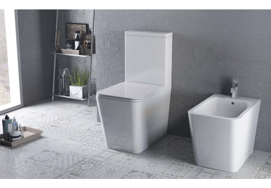 Ensemble toilette + bidet Bruntec Square principal 0