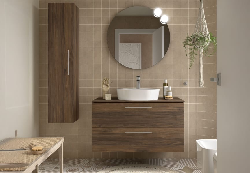 Meuble de salle de bains avec plan de toilette Silane Salgar principal 0