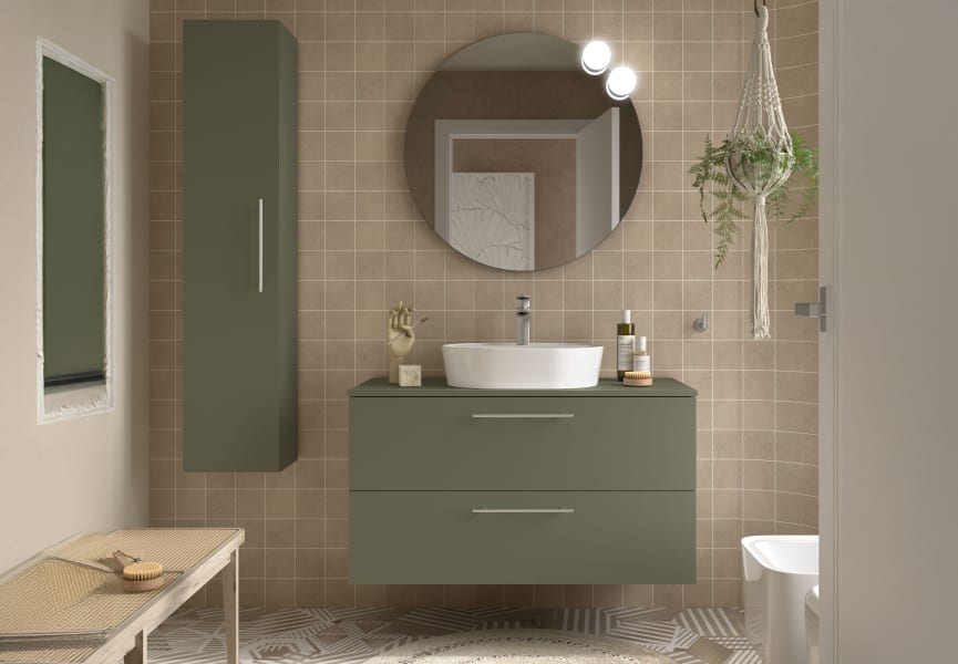 Meuble de salle de bains avec plan de toilette Silane Salgar principal 1