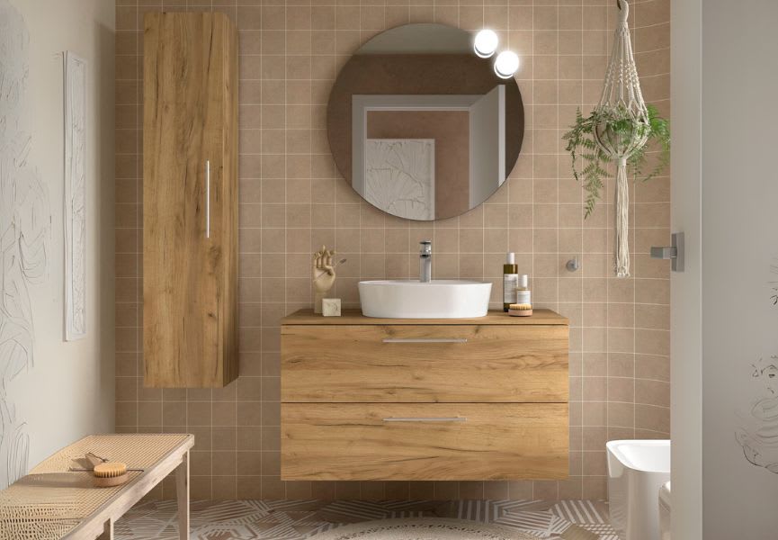 Meubles de salle de bains avec plan de toilette Silane Salgar principal 3
