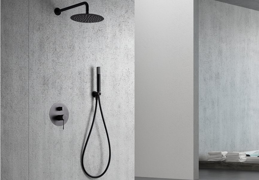 Ensemble douche et baignoire à encastrer Line Imex environnement 19