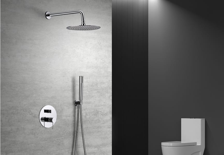 Ensemble douche et baignoire à encastrer Line Imex environnement 18