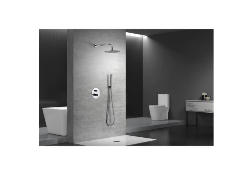 Ensemble douche et baignoire à encastrer Line Imex environnement 18