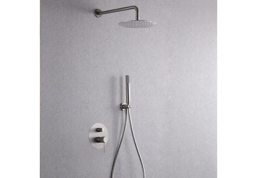 Ensemble douche et baignoire à encastrer Line Imex environnement 15