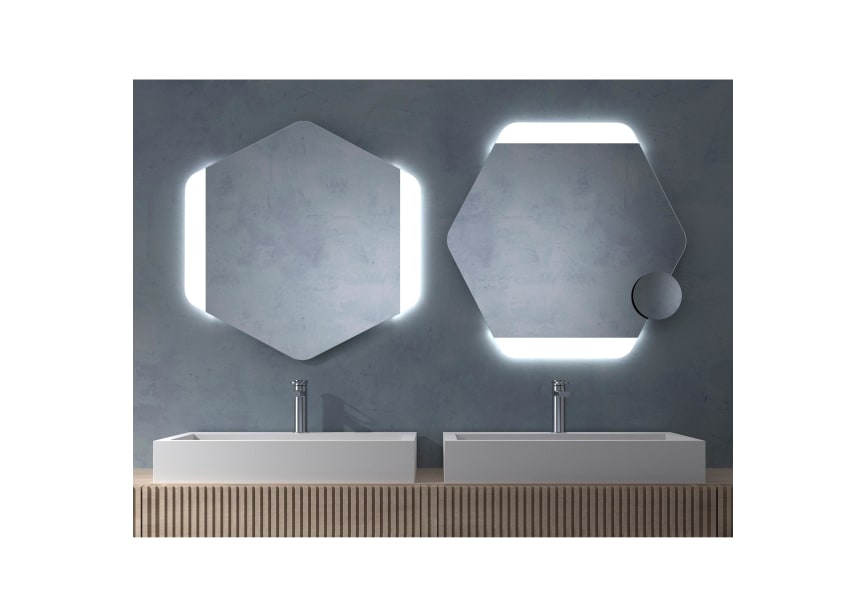 Turks Eurobath Miroir de salle de bains avec éclairage LED principal 0