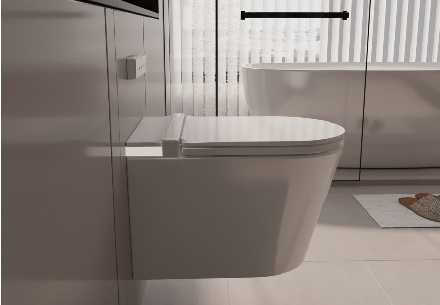 Toilettes intelligentes japonaises Ianna Se Nashi détail 2