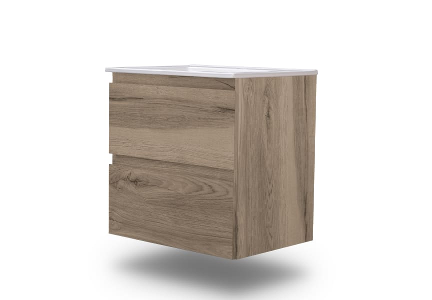 Ensemble de meuble de salle de bains Nivo Bruntec 2 tiroirs suspendu principal 3