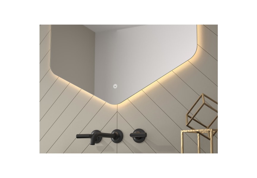 Eurobath Azores Miroir de salle de bains avec éclairage LED détail 3