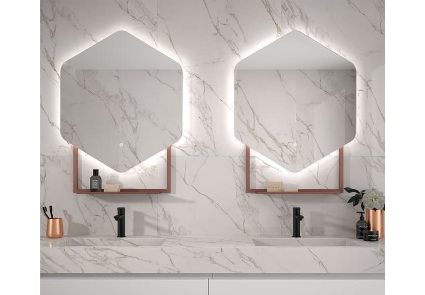 Eurobath Azores Miroir de salle de bains avec éclairage LED principal 2