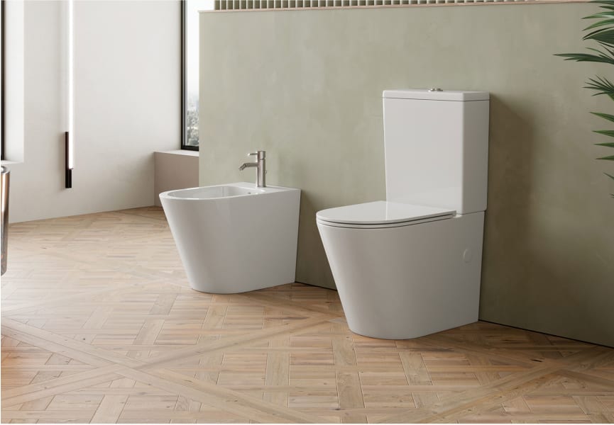 Pack mat toilette + réservoir de chasse + bidet Lisboa Bruntec environnement 3