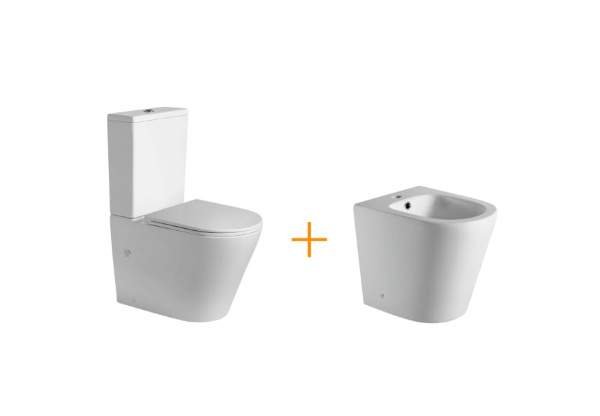 Pack toilette + réservoir + bidet Lisboa Bruntec principal 1