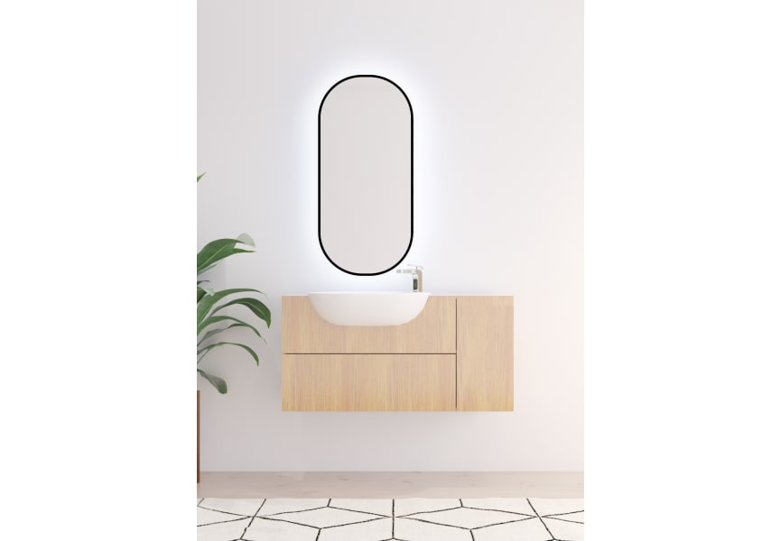 Portia Bruntec Miroir de salle de bain avec éclairage LED principal 6