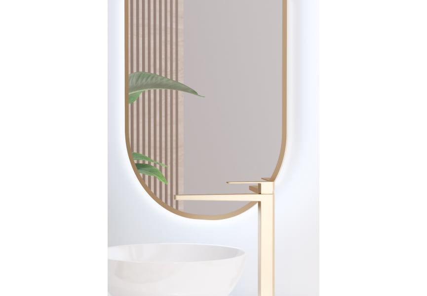 Portia Bruntec Miroir de salle de bain avec éclairage LED détail 8