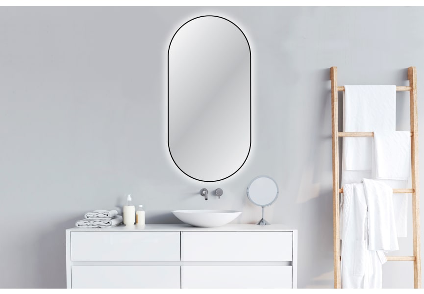 Portia Bruntec Miroir de salle de bain avec éclairage LED environnement 10
