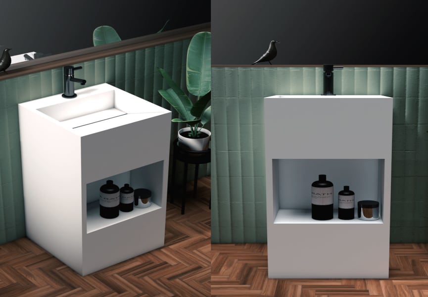 Sojo Art and Bath vasque sur pied environnement 3