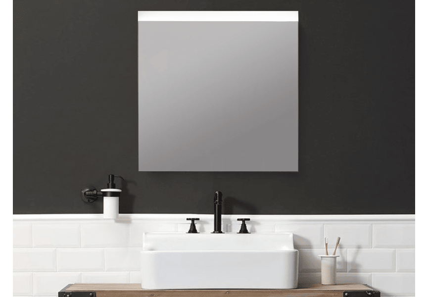 Miroir de salle de bains avec l'éclairage LED Lara Bruntec principal 2