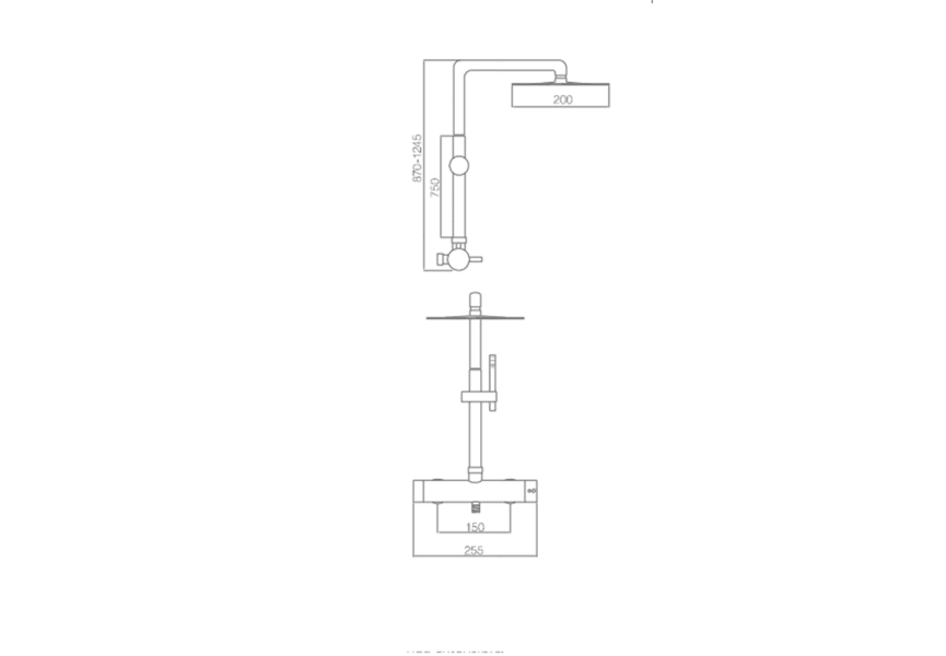 Set de douche Moscú Imex croquis 6