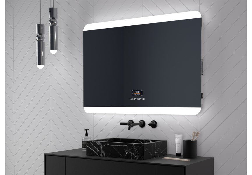 Miroir de salle de bains avec éclairage LED Bora Eurobath principal 1