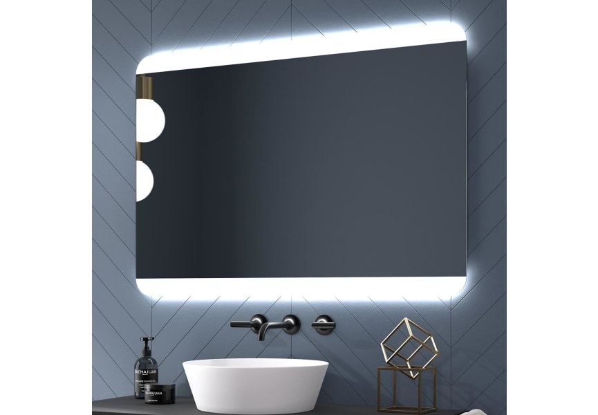 Miroir de salle de bains avec éclairage LED Bora Eurobath principal 0