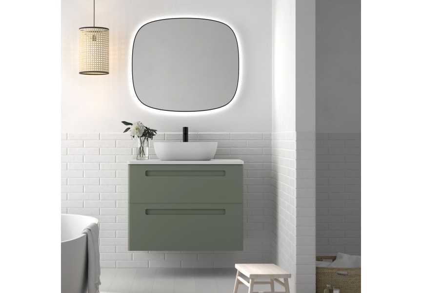 Meuble de salle de bains avec plan de toilette compact en pierre Avila Dos Paris principal 0