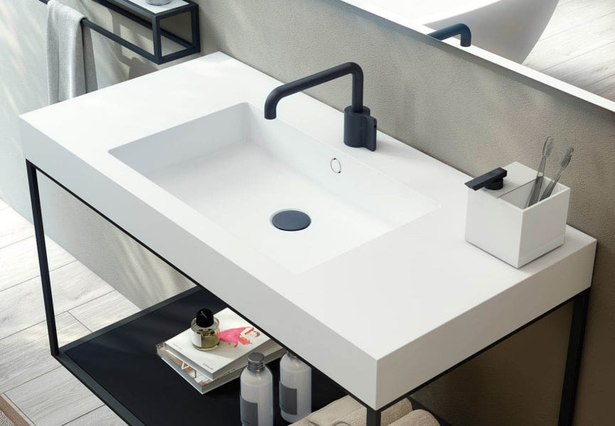 Le distributeur de savon et porte-brosse à dents The Grid Cosmic environnement 7