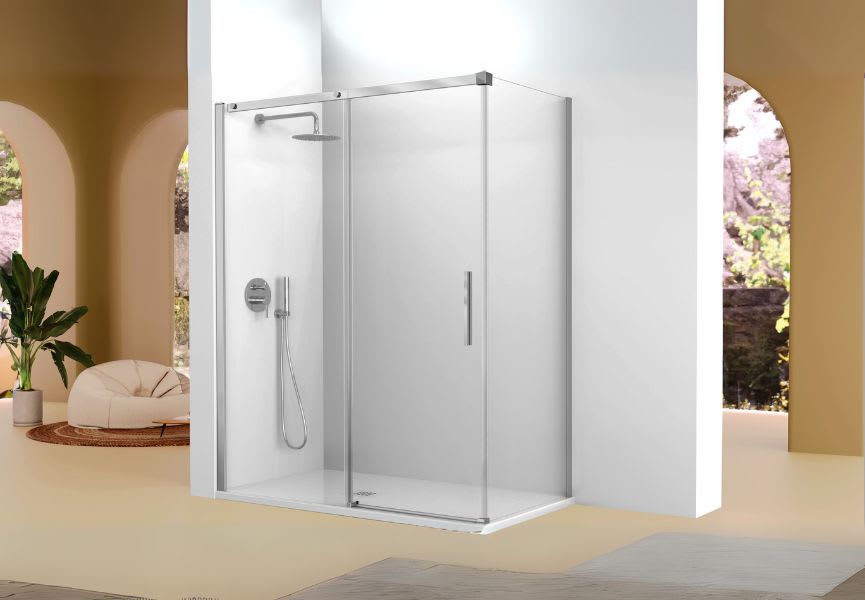 Paroi de douche Luna (LU102+LU103) Kassandra principal 1