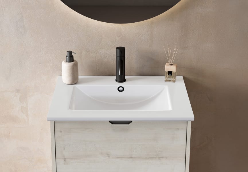 Ensemble de meubles de salle de bains faible profondeur 35,5 cm Midi Visobath détail 14