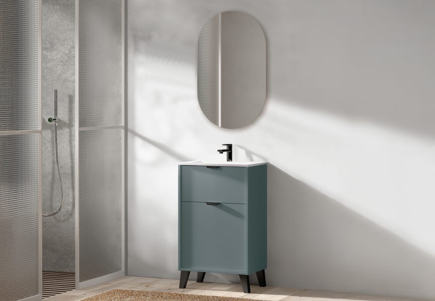 Ensemble de meubles de salle de bains faible profondeur 35,5 cm Midi Visobath principal 4