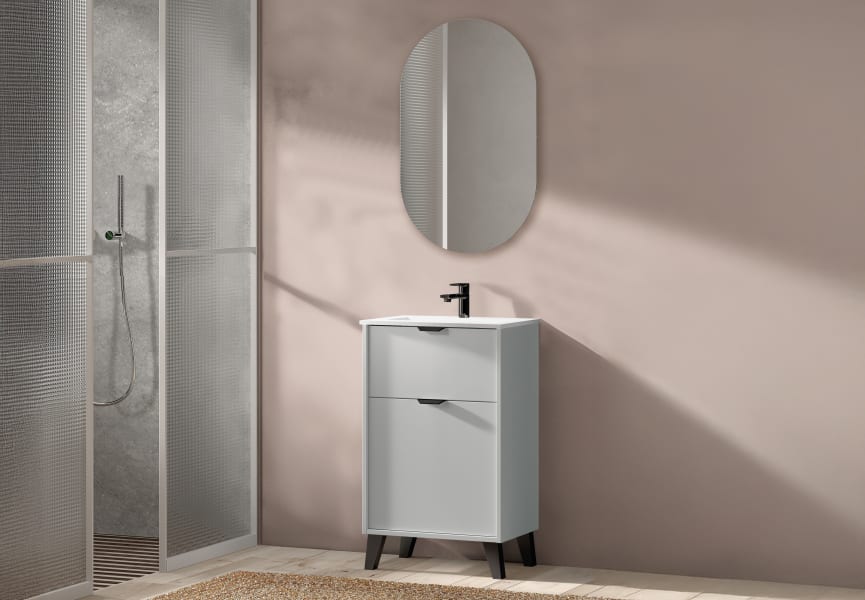 Ensemble de meubles de salle de bains faible profondeur 35,5 cm Midi Visobath principal 8