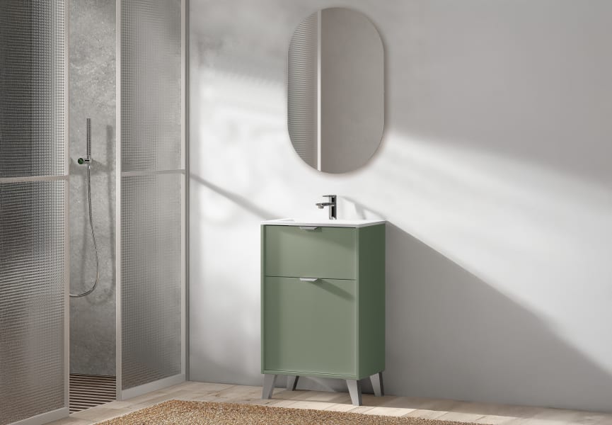 Ensemble de meubles de salle de bains faible profondeur 35,5 cm Midi Visobath principal 6