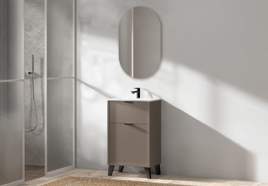 Ensemble de meubles de salle de bains faible profondeur 35,5 cm Midi Visobath principal 5