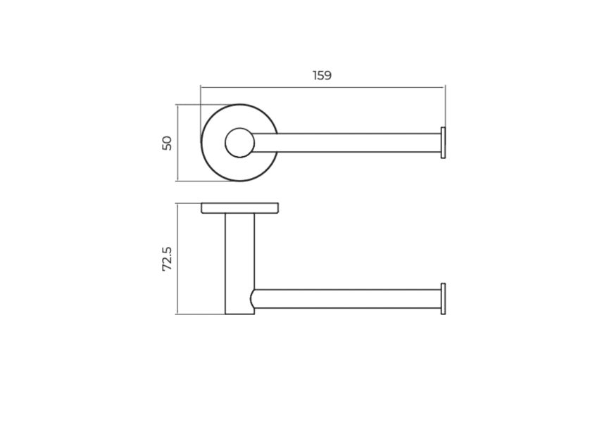 Ensemble d'accessoires de salle de bains Essential Medimex croquis 8