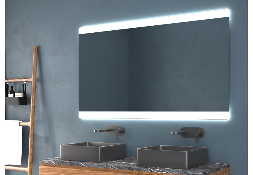 Miroir de salle de bains avec éclairage LED Feroe Eurobath principal 0