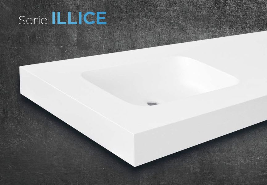 Lavabo suspendu Illice Bruntec détail 2