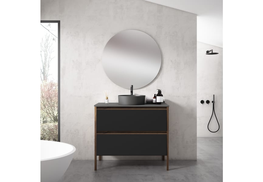 Meuble de salle de bains avec plan HDF Compatech Icon Visobath principal 4